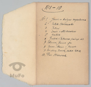 Koperta zawierająca 9 fotografii na błonach ciętych, portrety rodziny Francmanów