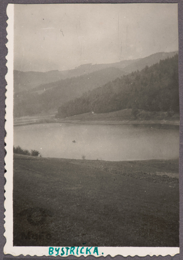 potok Bystřička, krajobraz górski