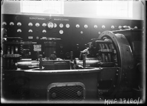 Wnetrze hali przemysłowej. Cukrownia w Chodorowie