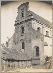 Wilno, ulica Trocka, kościół franciszkanów pw. Wniebowzięcia NMP
