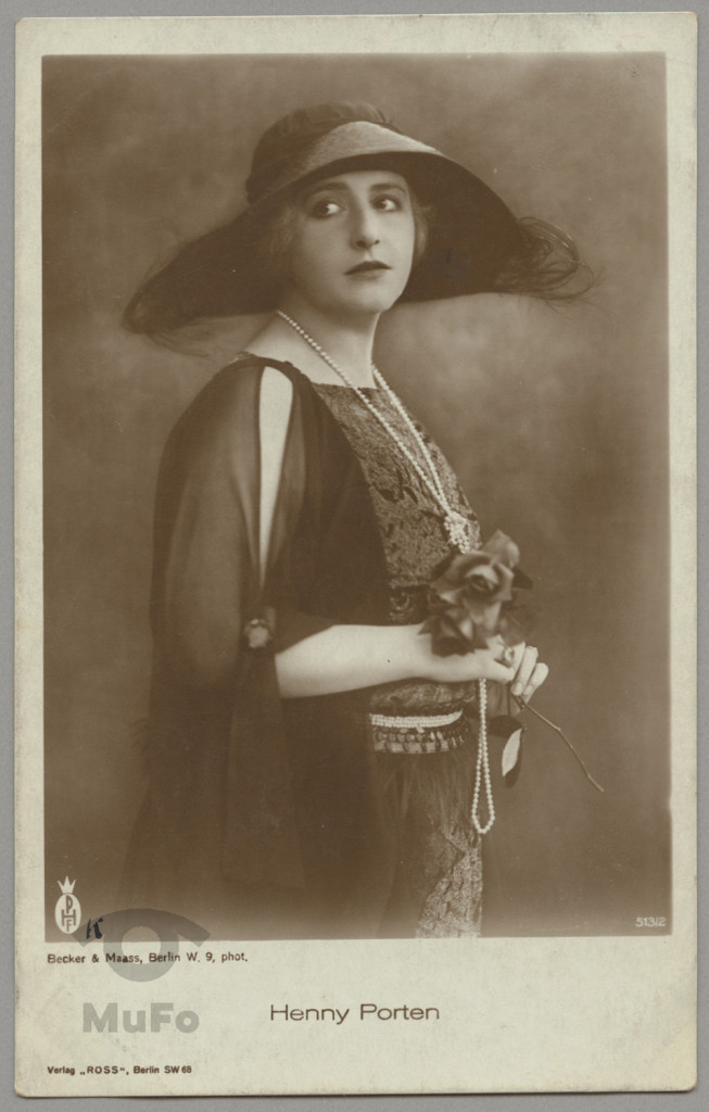 aktorka Henny Porten, portret