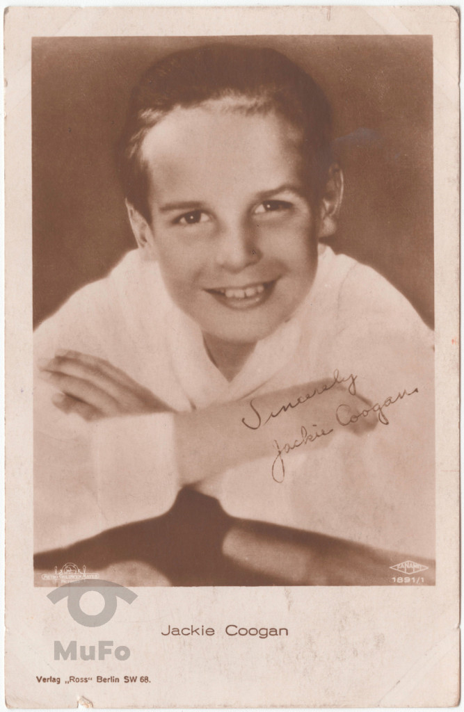 aktor Jackie Coogan w wieku ok.12 lat   portret