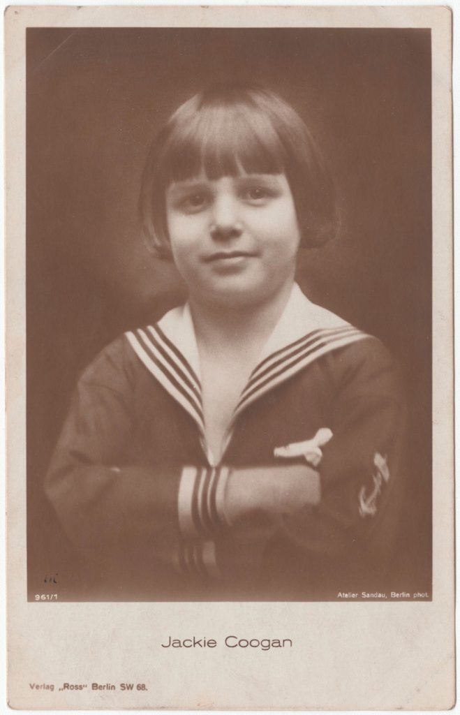 Jackie Coogan jako dziecko, portret