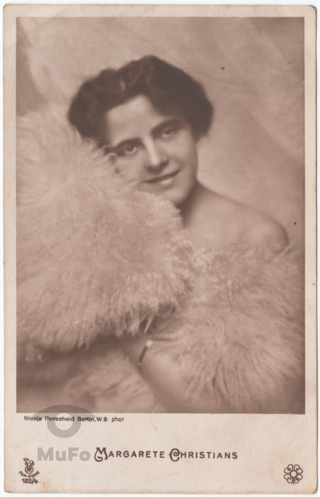 aktorka Margarete Christians, portret