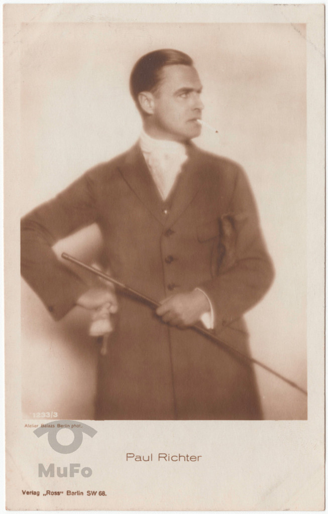 Paul Richter aktor, portret