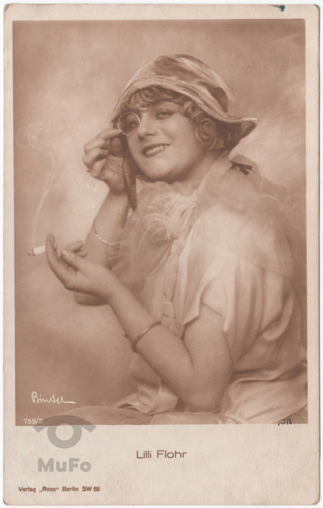 aktorka Lilli Flohr , portret