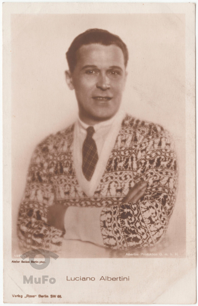 aktor Luciano Albertini portret