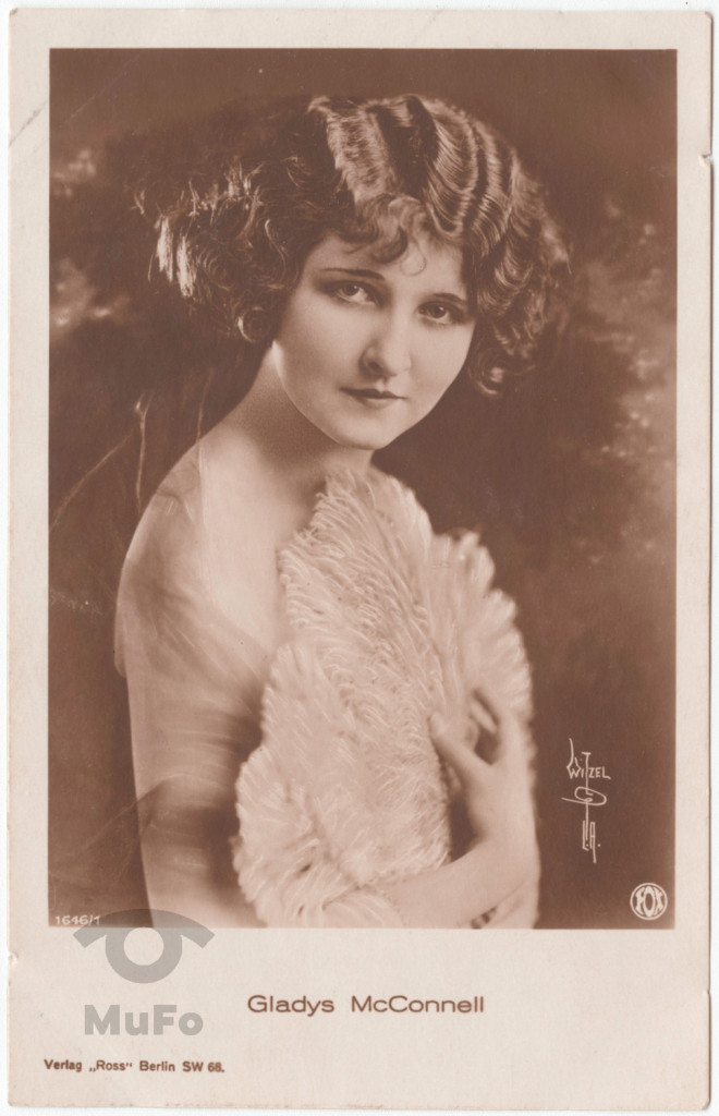 aktorka Gladys Mc Connell , portret
