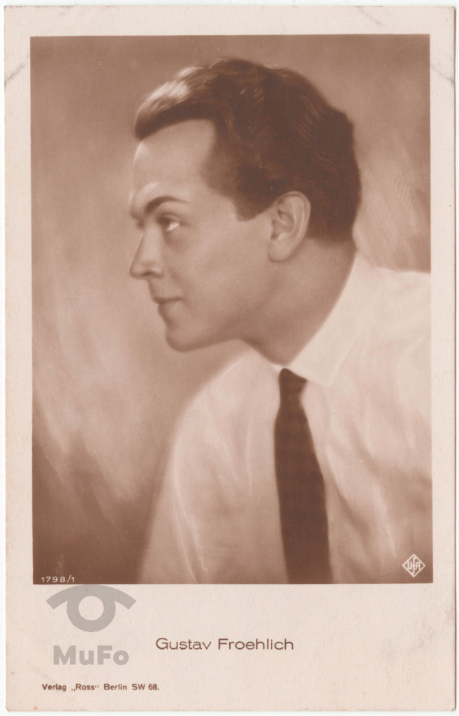 aktor Gustav Froehlich, portret