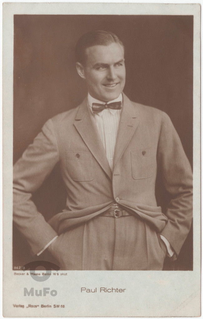 Paul Richter aktor, portret
