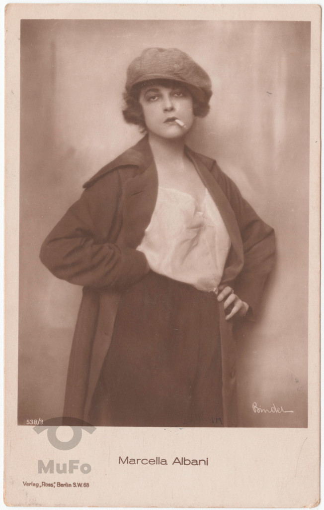aktorka Marcella Albani , portret