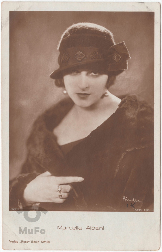 aktorka Marcella Albani , portret