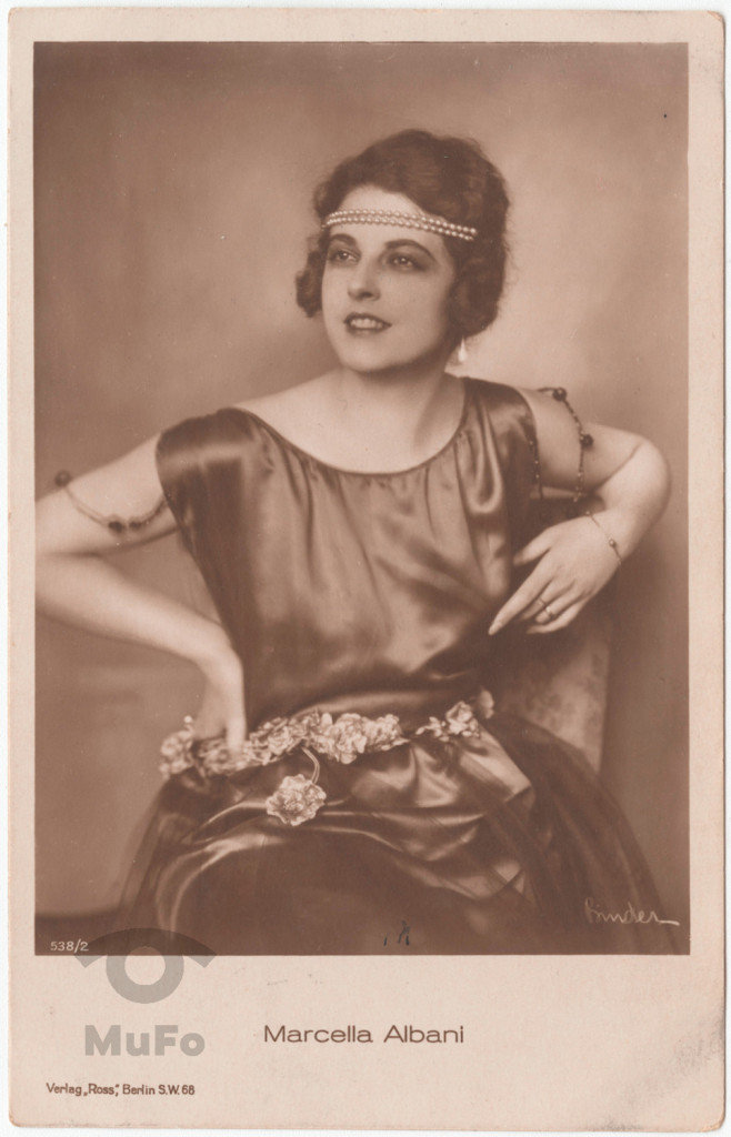 aktorka Marcella Albani , portret
