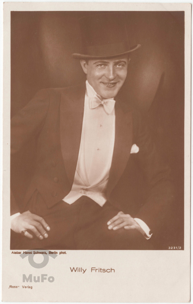 aktor Willy Fritsch, portret