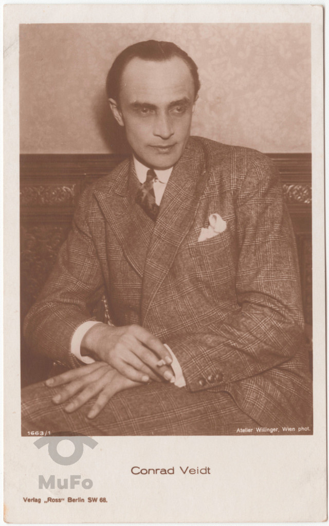 aktor Conrad Veidt., portret