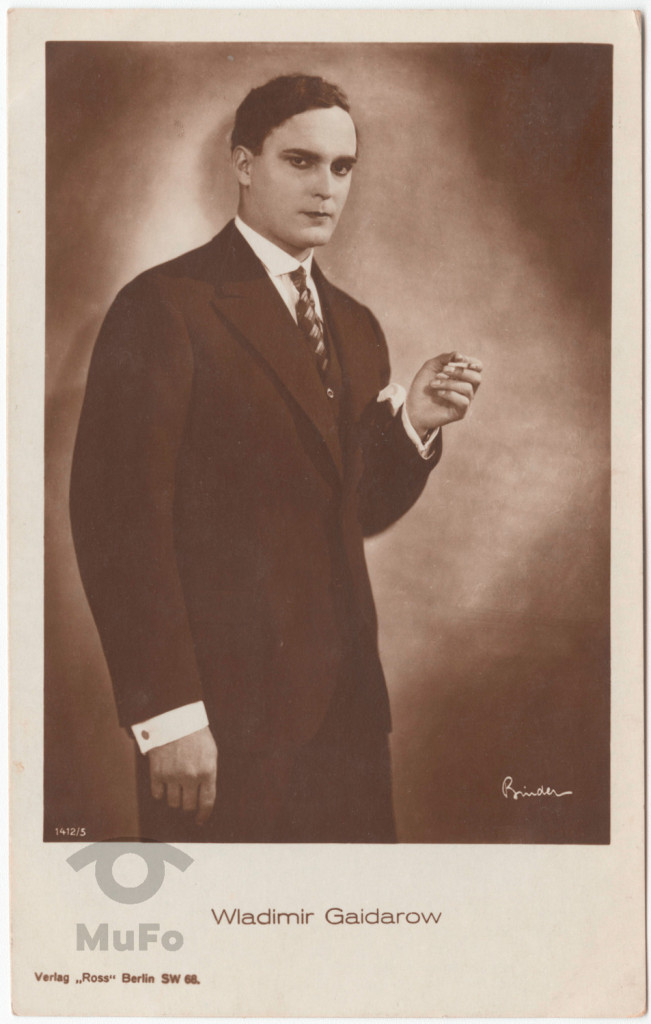 aktor Wladimir Gaidarow, portret