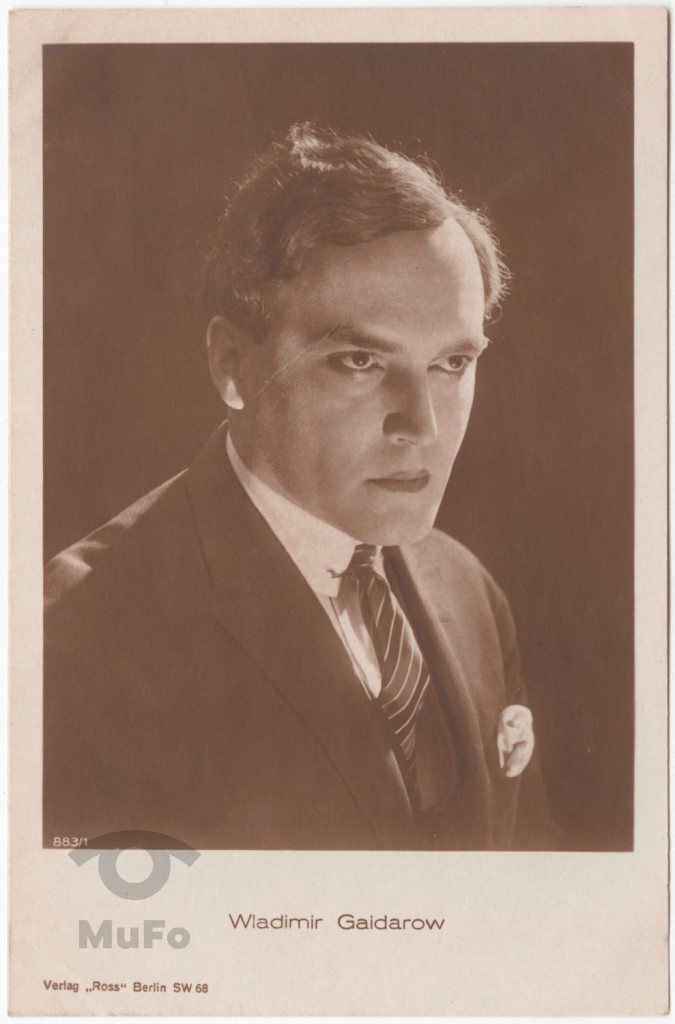 aktor , Wladimir Gaidarow, portret
