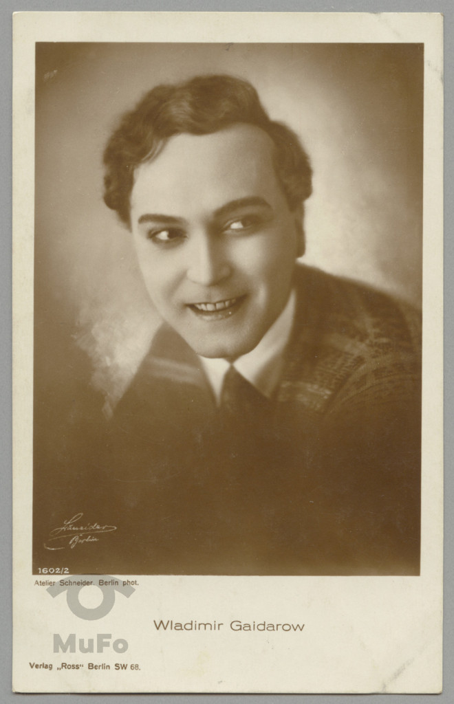 aktor Wladimir Gaidarow, portret