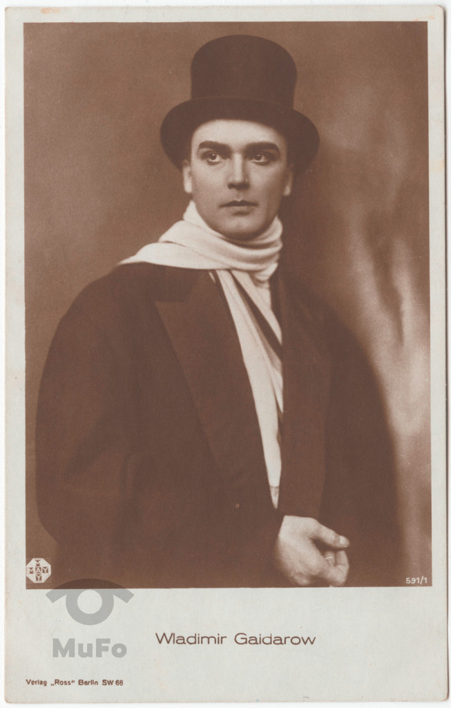 aktor Wladimir Gaidarow, portret