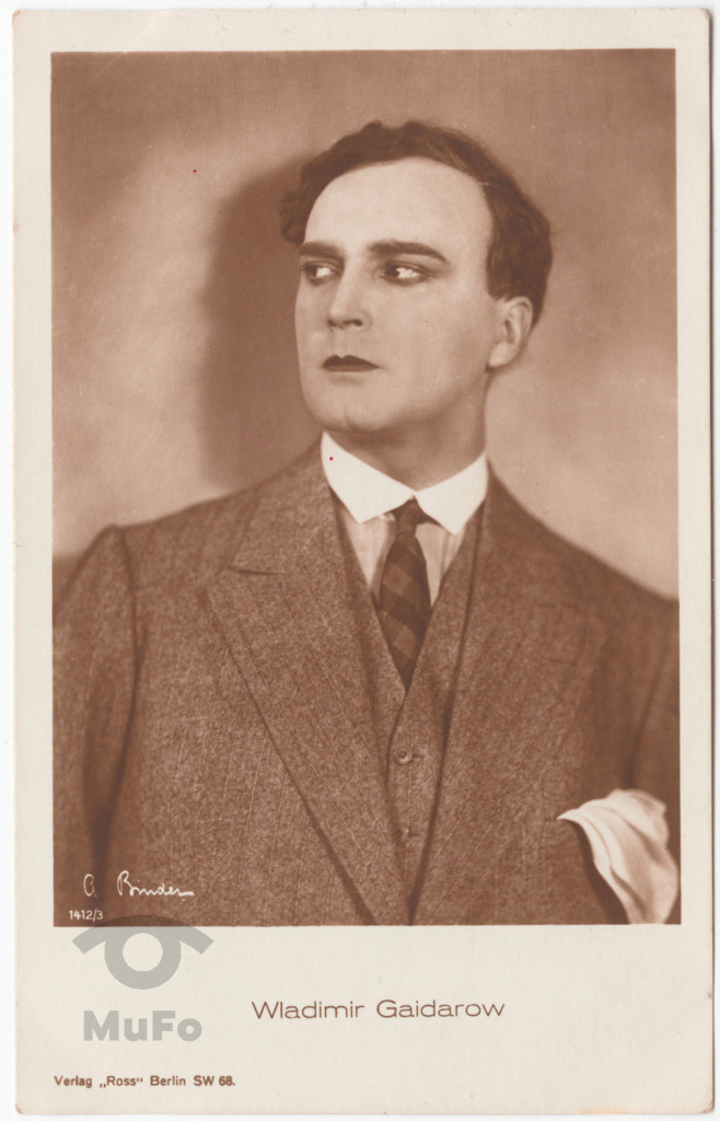 aktor Wladimir Gaidarow, portret