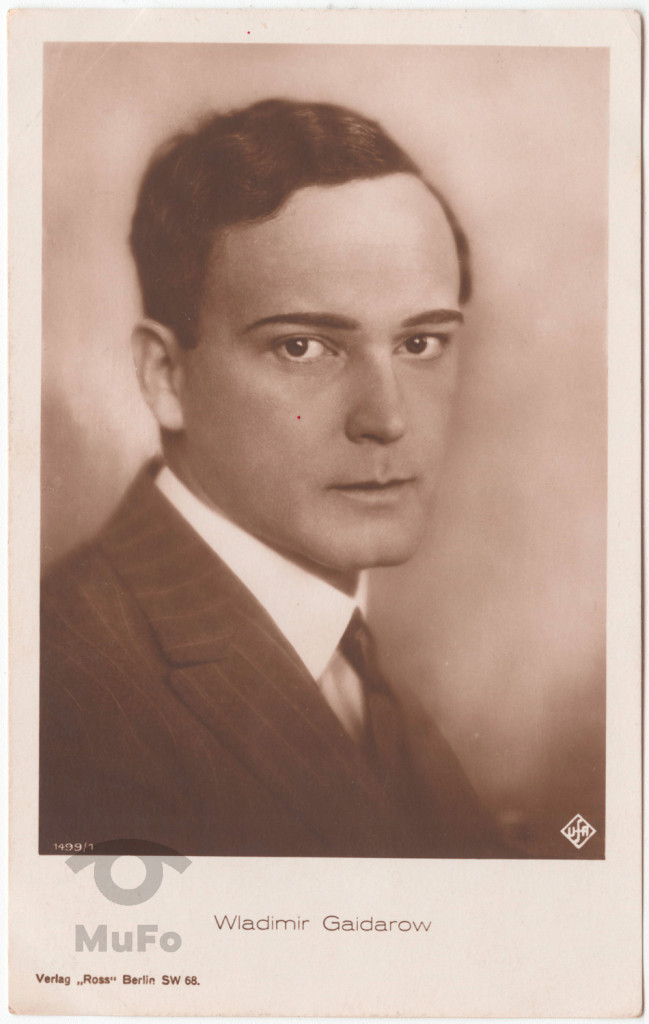 aktor Wladimir Gaidarow, portret