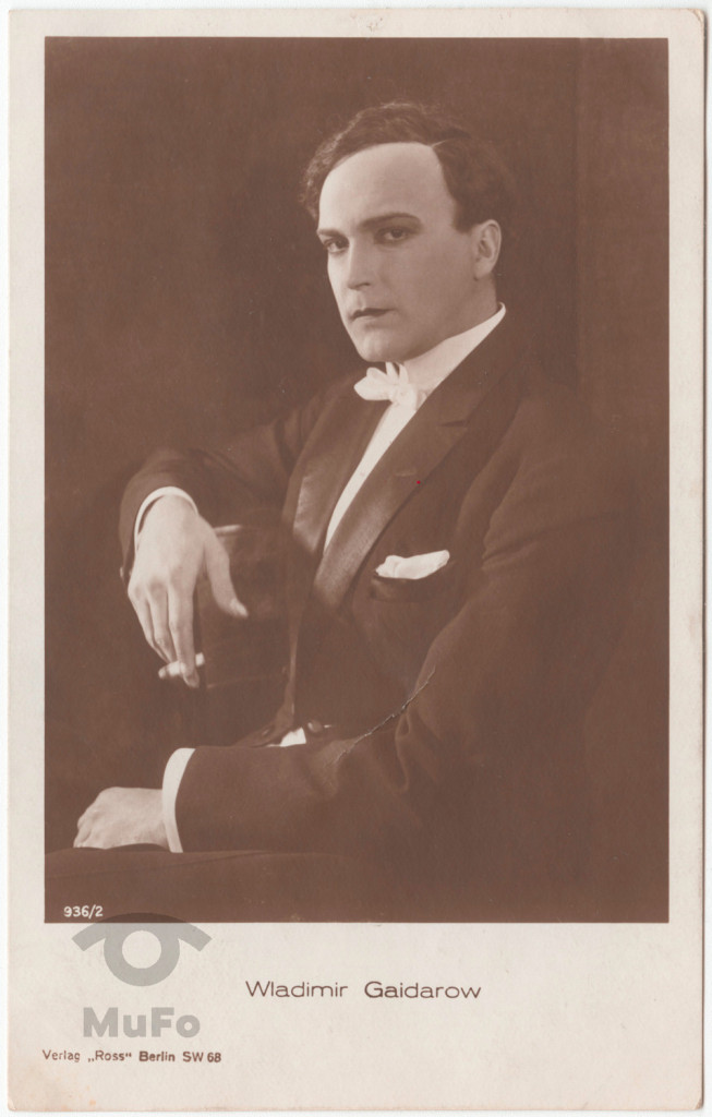 aktor Wladimir Gaidarow, portret
