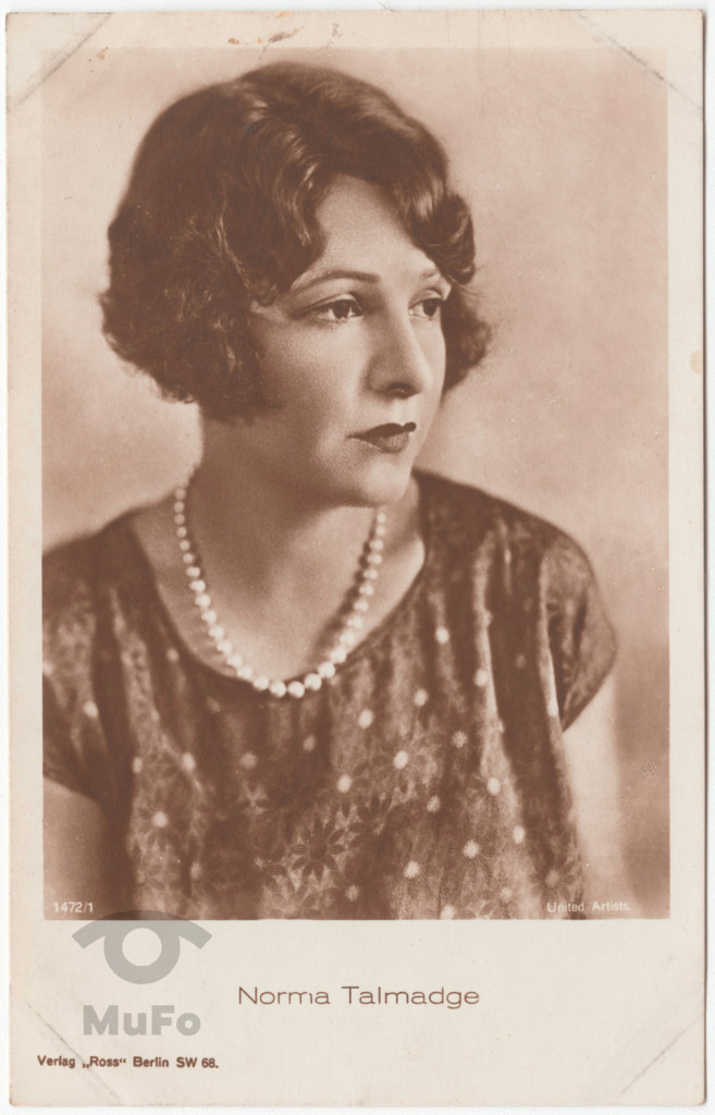 aktorka Norma Talmadge, portret