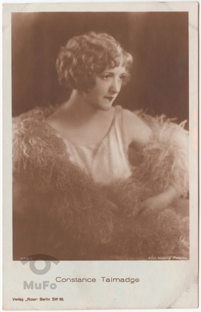 aktorka Constance Talmadge, portret