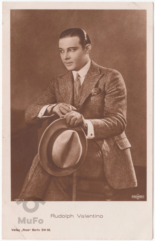 aktor: Rudolf Valentino, portret