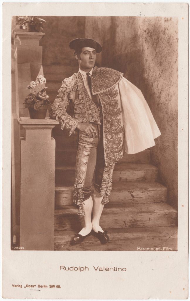 Rudolf Valentino, portret