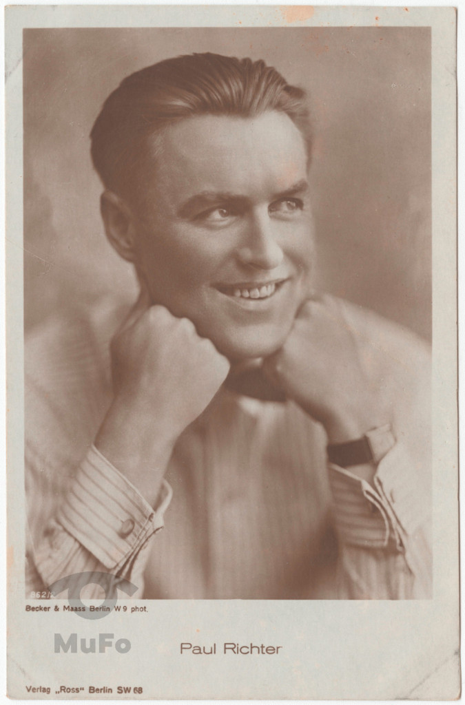 aktor Paul Richter, portret