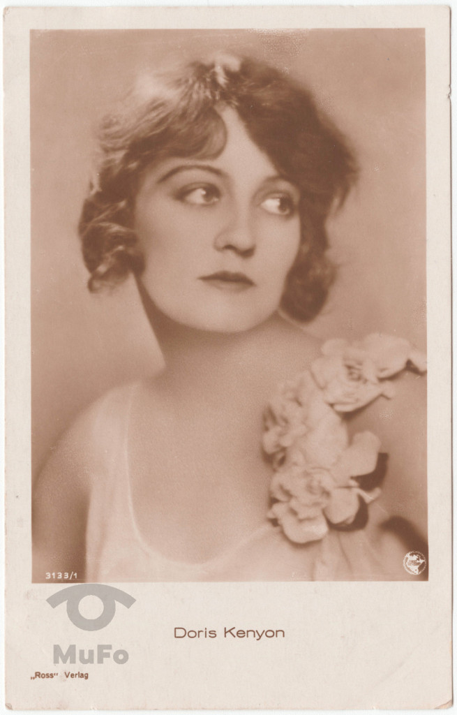 Doris Kenyon aktorka, portret