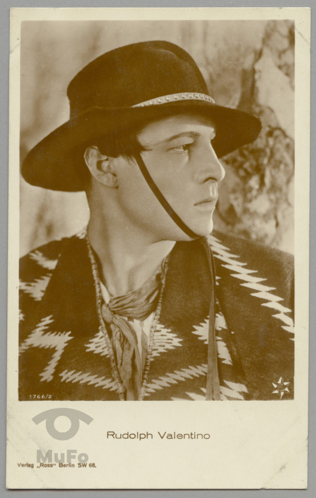 aktor Rudolph Valentino , portret