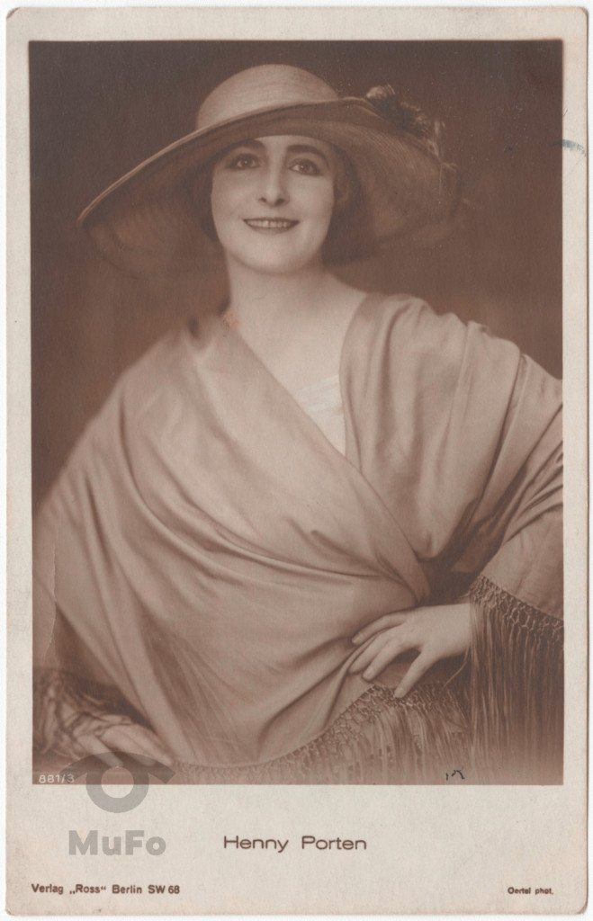 aktorka Henny Porten , portret
