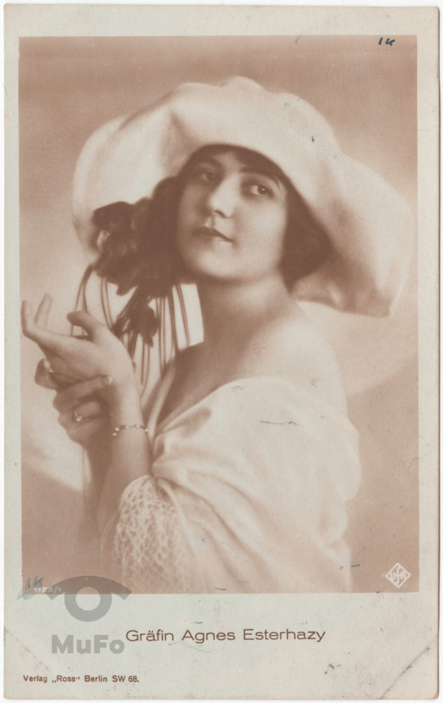 aktorka Agnes Esterhazy, portret