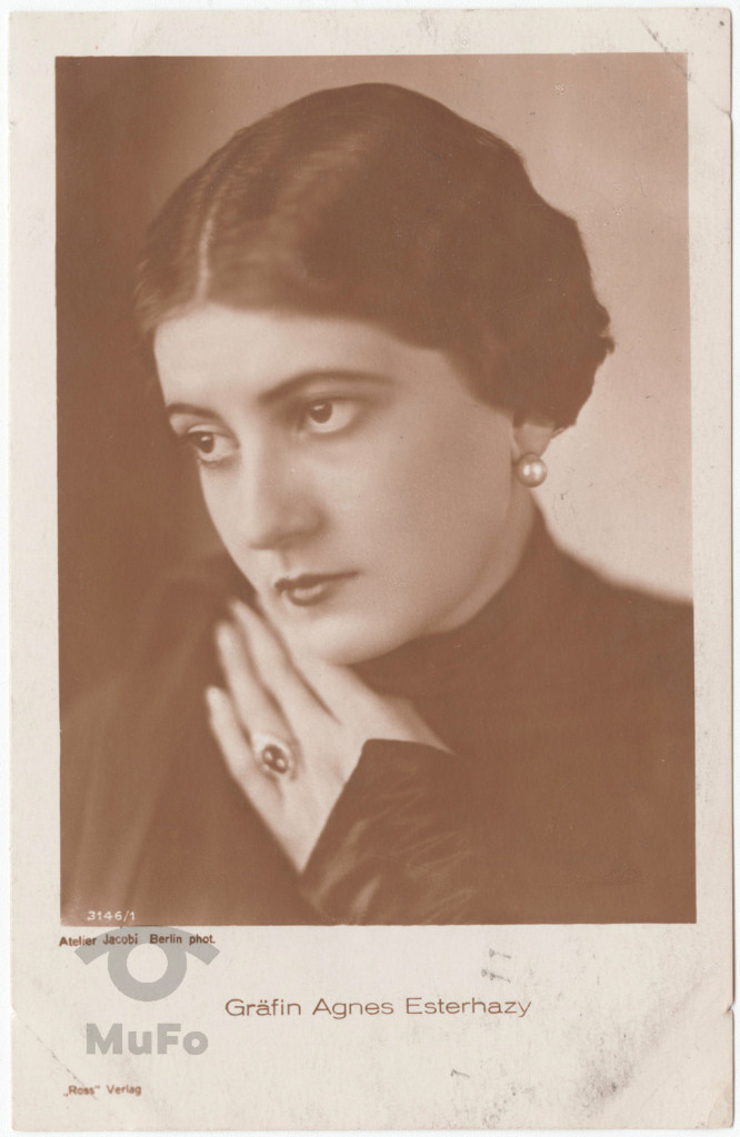 aktorka Agnes Esterhazy, portret