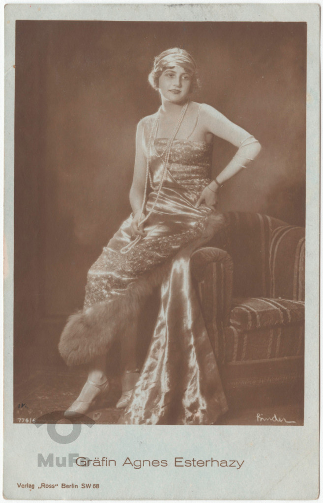 aktorka Agnes Esterhazy, portret