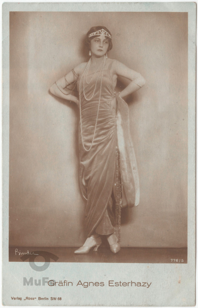 aktorka Agnes Esterhazy, portret