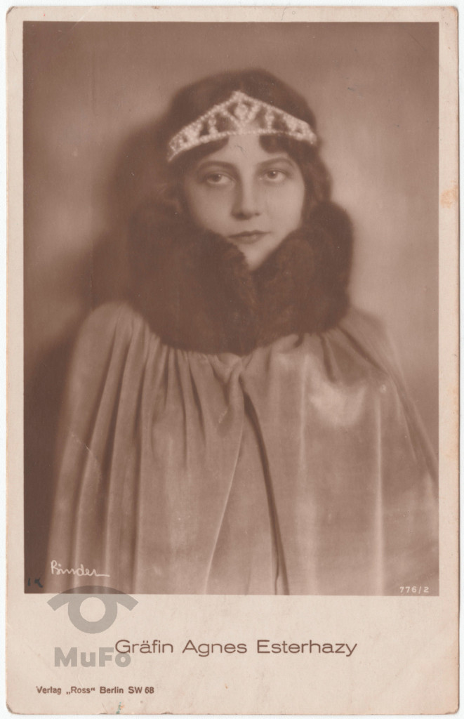 aktorka Agnes Esterhazy, portret