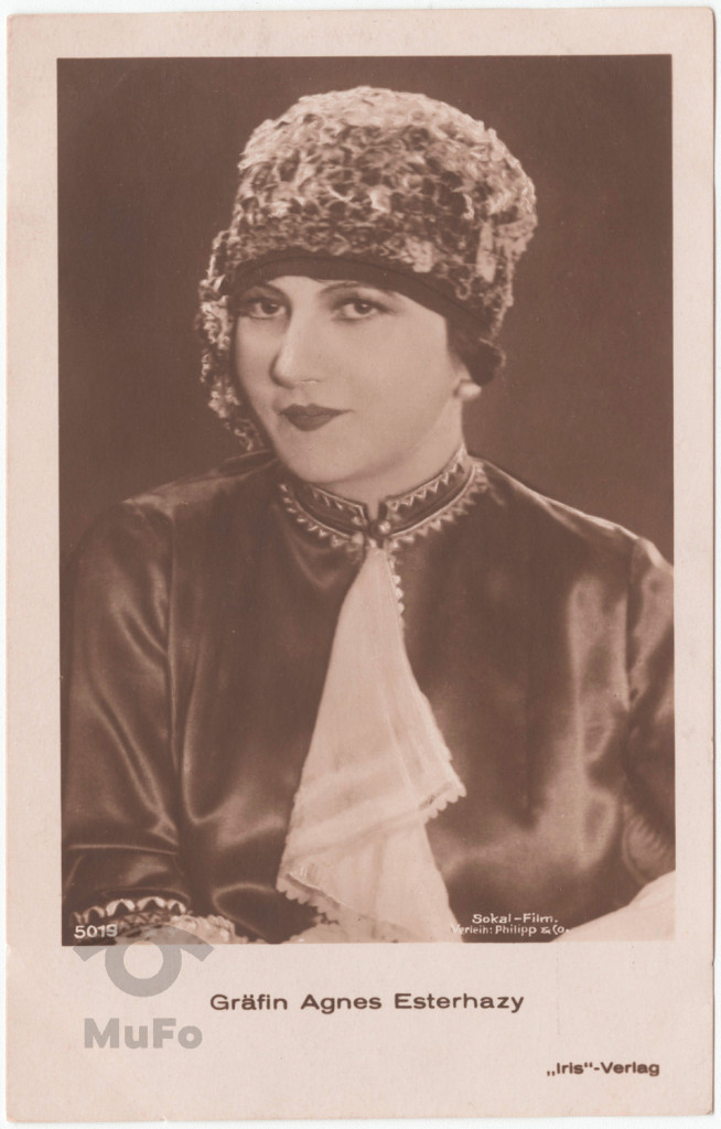 aktorka Agnes Esterhazy, portret