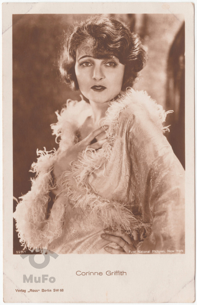 Corinne Griffith aktorka, portret