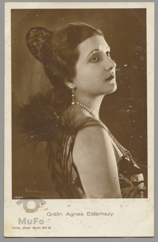 aktorka Agnes Esterhazy, portret