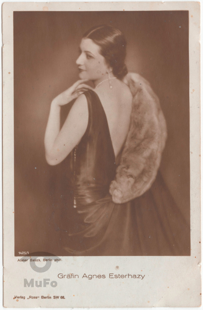 aktorka Agnes Esterhazy, portret