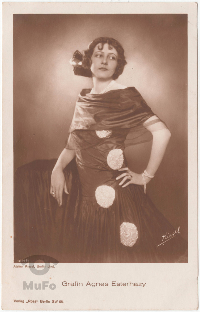 aktorka Agnes Esterhazy, portret