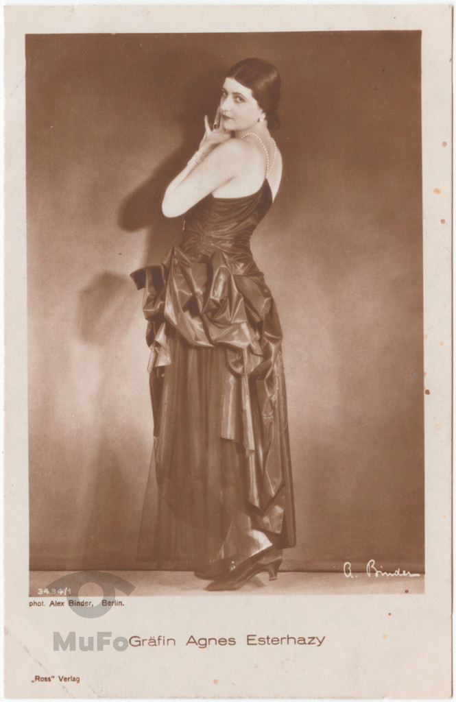 aktorka Agnes Esterhazy, portret
