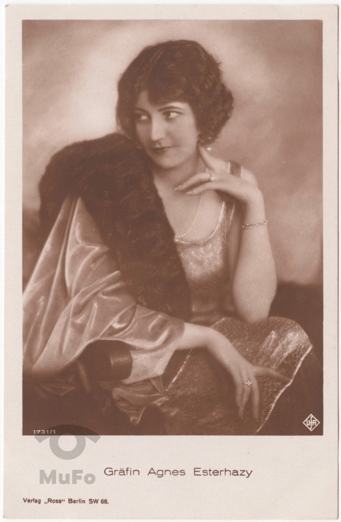 aktorka Agnes Esterhazy, portret