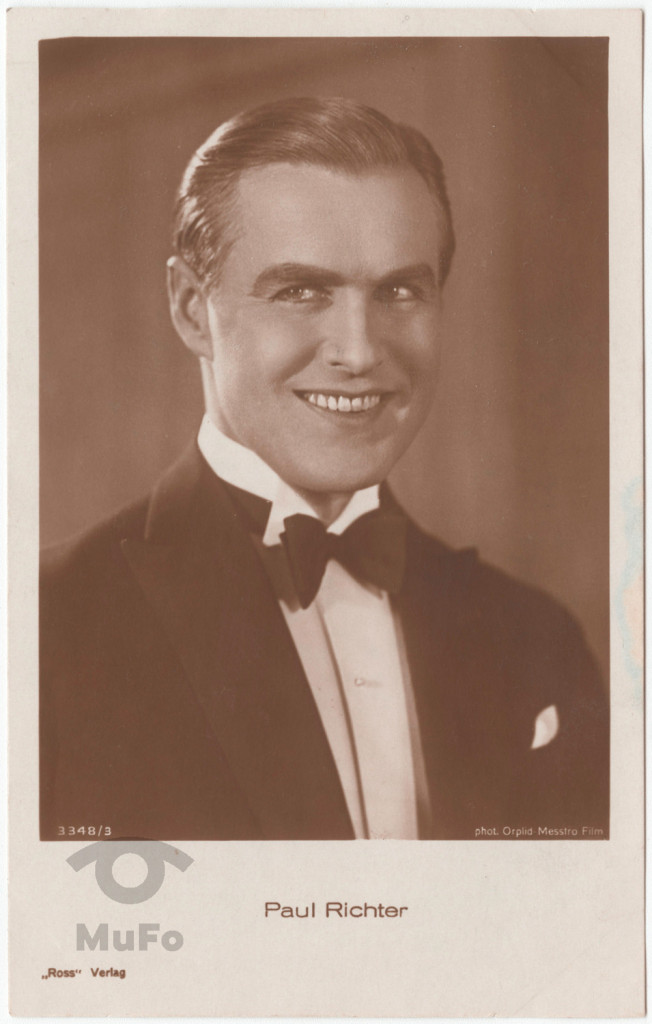 aktor Paul Richter, portret