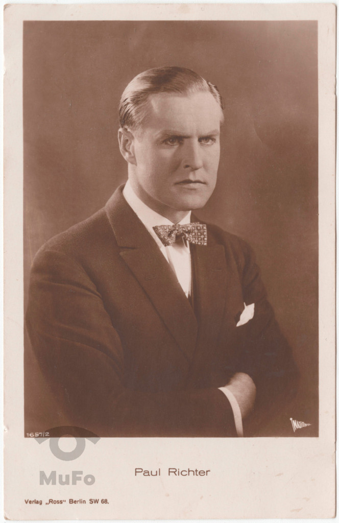 aktor Paul Richter, portret