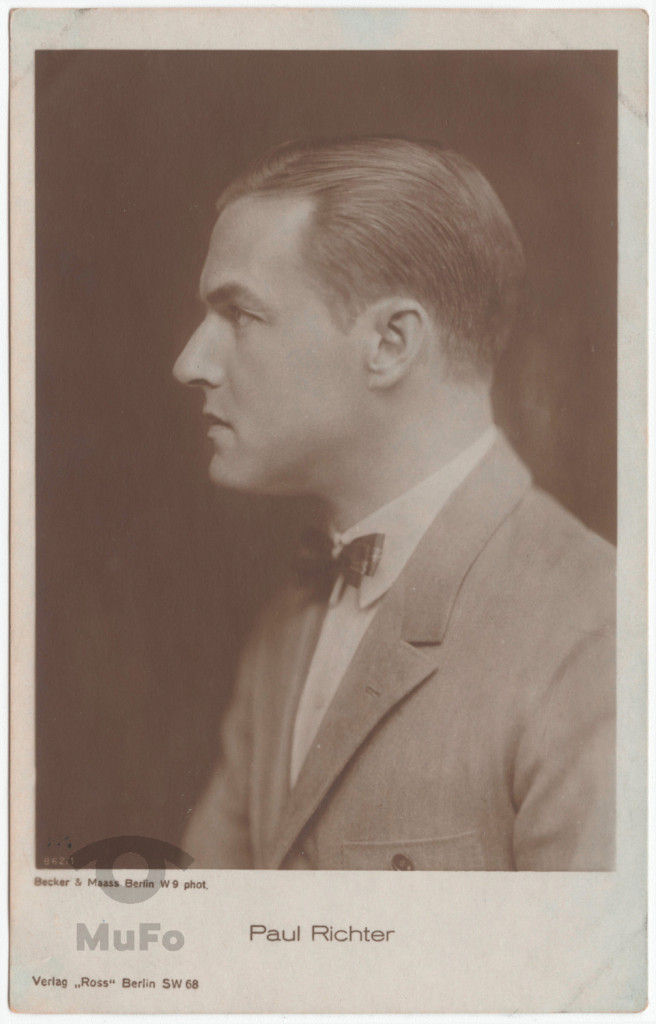 Paul Richter, aktor, portret