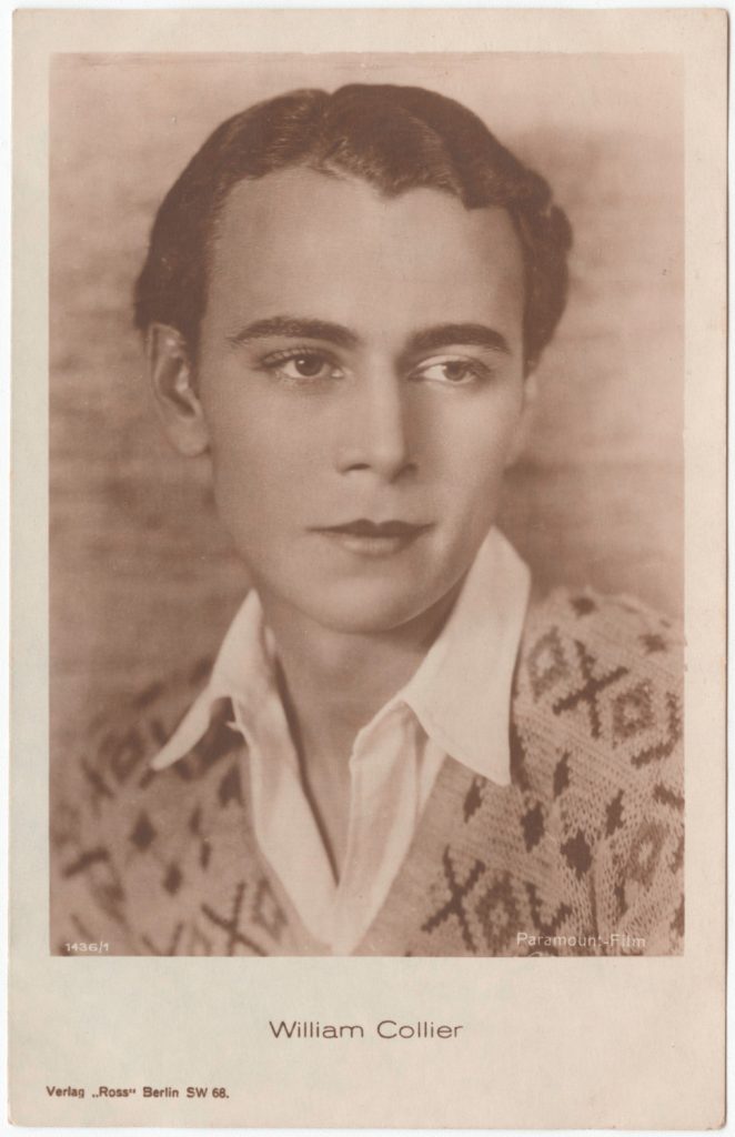 William Collier, portret